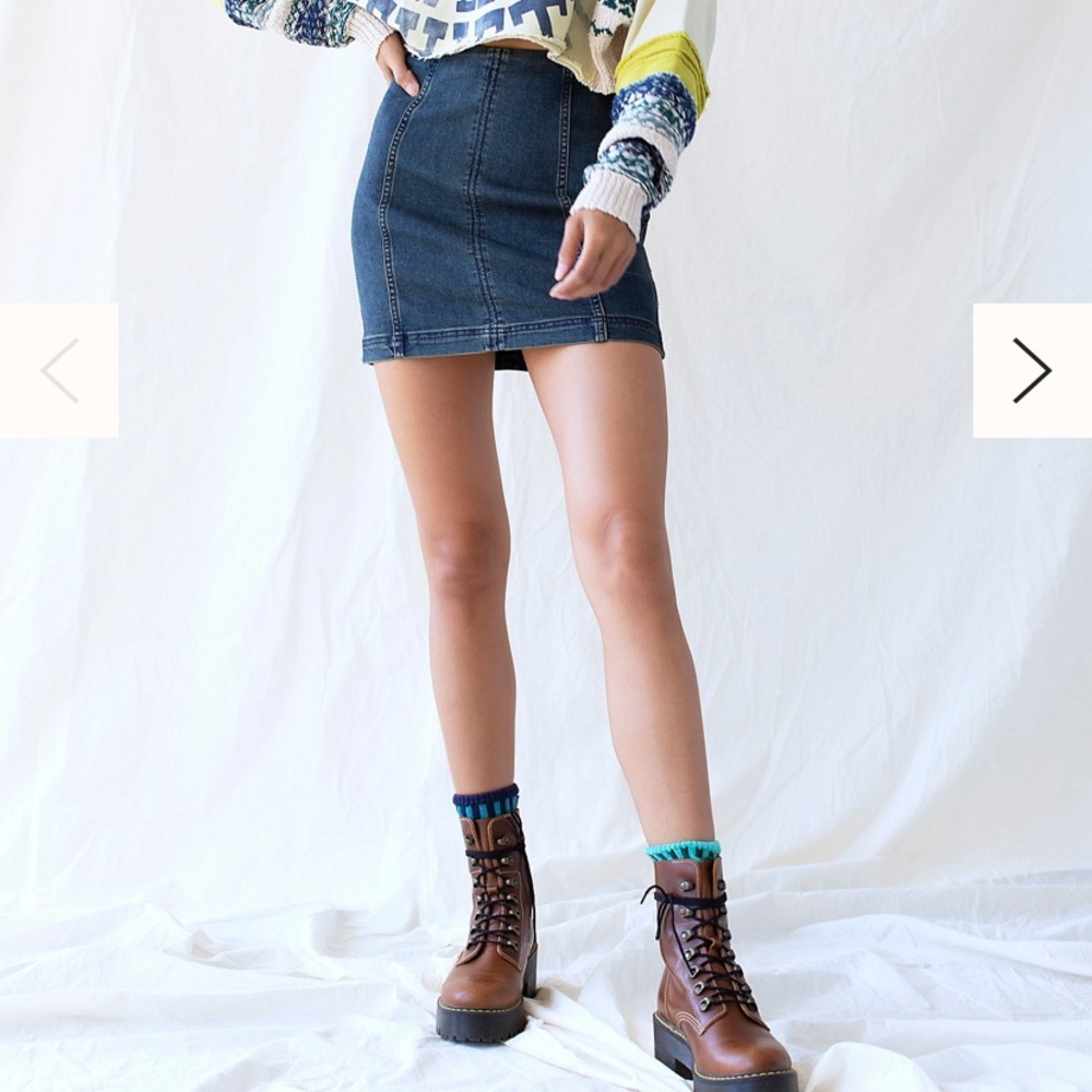 Free People - Modern Femme Denim Skirt - Size 4